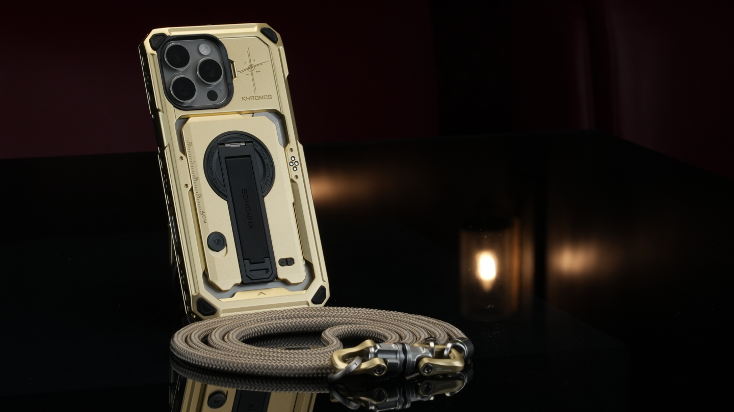 Khronos x On the Roam iPhone 16 Pro/Pro Max Case - Gold | Tilta